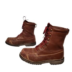 Cabela's Gore-Tex Brown Leather Lace-Up Combat Hiking Boots Men's Size 9D